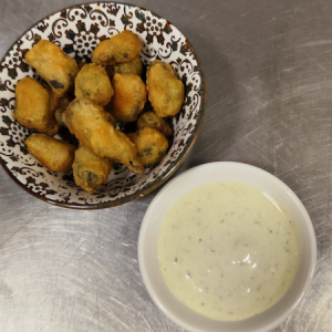 Gefrituurde mosselen